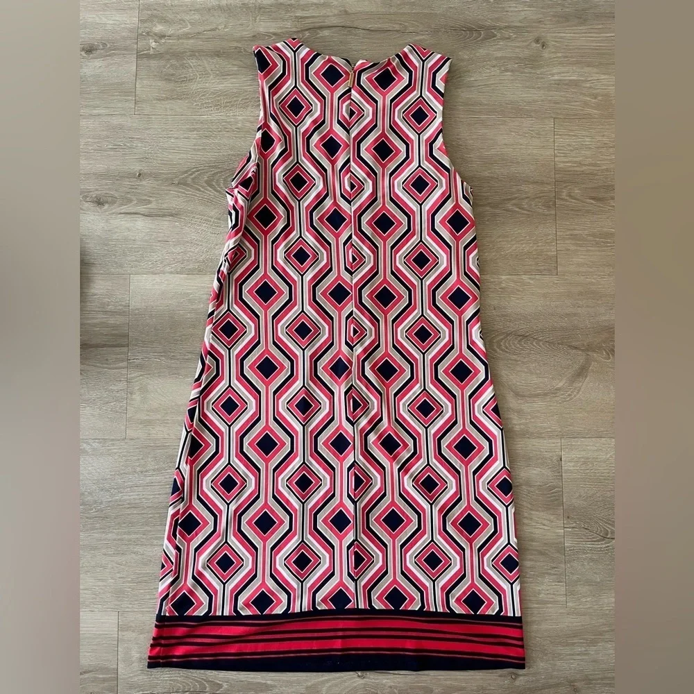 Michael Kors Geometric Pattern Sleeveless Dress SZ S